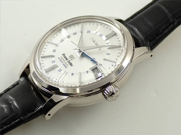 グランドセイコー メカニカル ハイビート 36000 GMT Ref.SBGJ007 シルバー文字盤 極美品 SF81RK37