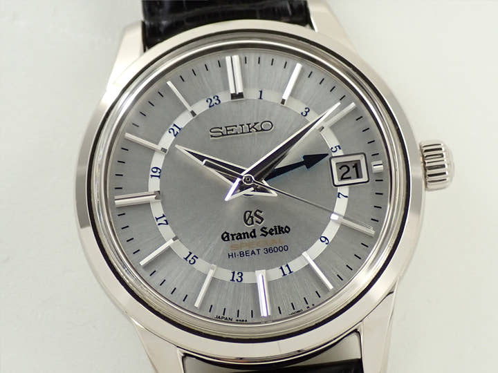 グランドセイコー メカニカル ハイビート 36000 GMT Ref.SBGJ007 シルバー文字盤 極美品 SF81RK37