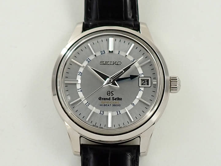 グランドセイコー メカニカル ハイビート 36000 GMT Ref.SBGJ007 シルバー文字盤 極美品 SF81RK37