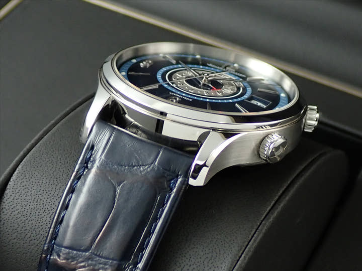 Jaeger-LeCoultre Master Control Memovox Timer Ref.Q410848J Blue Dial Excellent Condition 1F95PC49