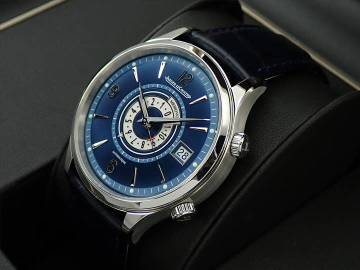 Jaeger-LeCoultre Master Control Memovox Timer Ref.Q410848J Blue Dial Excellent Condition 1F95PC49