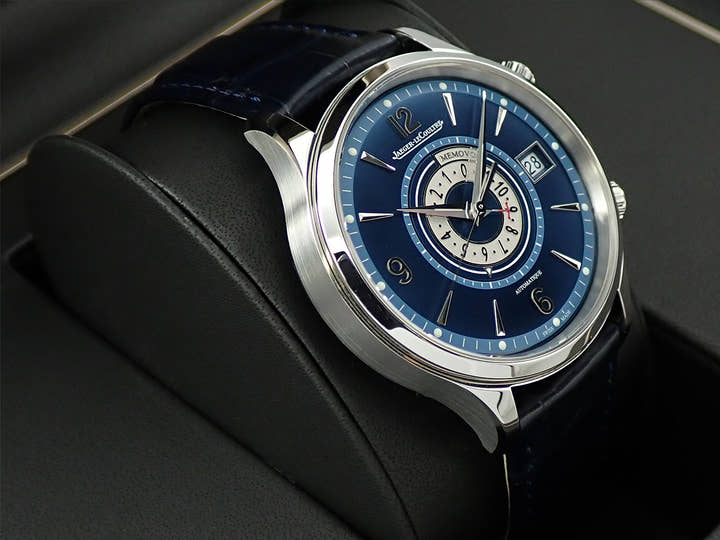 Jaeger-LeCoultre Master Control Memovox Timer Ref.Q410848J Blue Dial Excellent Condition 1F95PC49