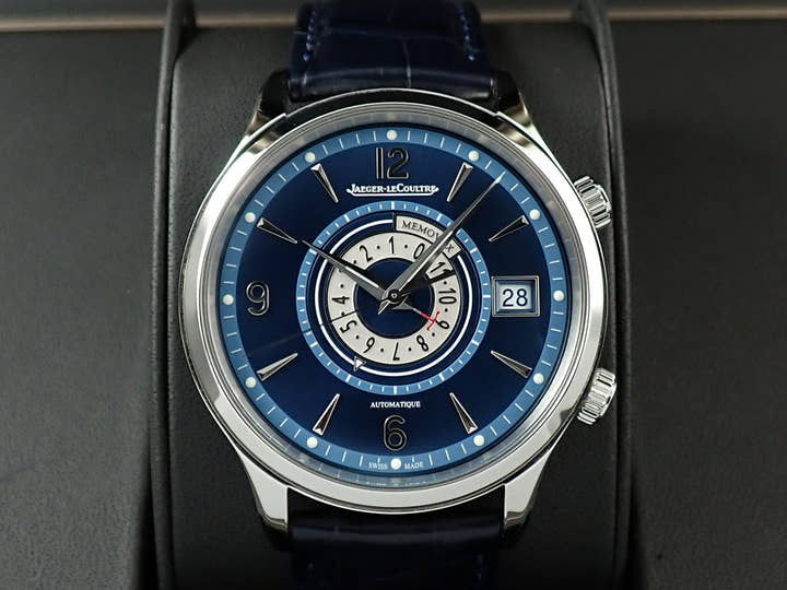 Jaeger-LeCoultre Master Control Memovox Timer Ref.Q410848J Blue Dial Excellent Condition 1F95PC49