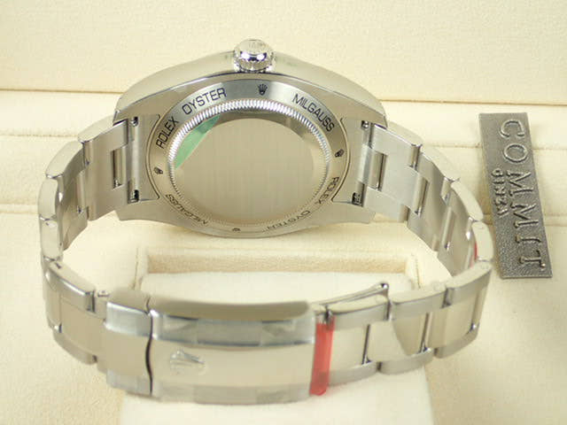 ロレックス ミルガウス Ref.116400 ホワイト文字盤 未使用 milgauss-11