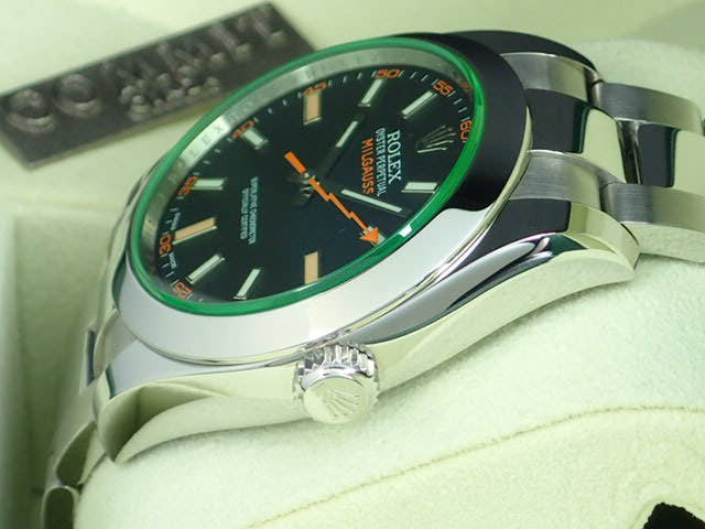 ロレックス ミルガウス Ref.116400GV ブラック文字盤 中古 milgauss-12