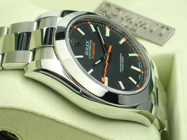 ロレックス ミルガウス Ref.116400 ブラック文字盤 中古 milgauss-13