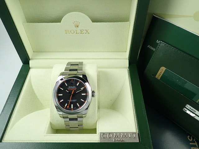 ロレックス ミルガウス Ref.116400 ブラック文字盤 中古 milgauss-13