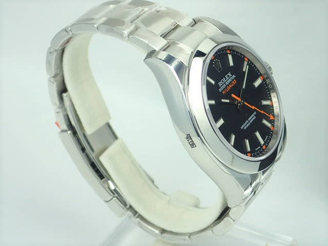 ロレックス ミルガウス Ref.116400 ブラック文字盤 未使用 milgauss-14