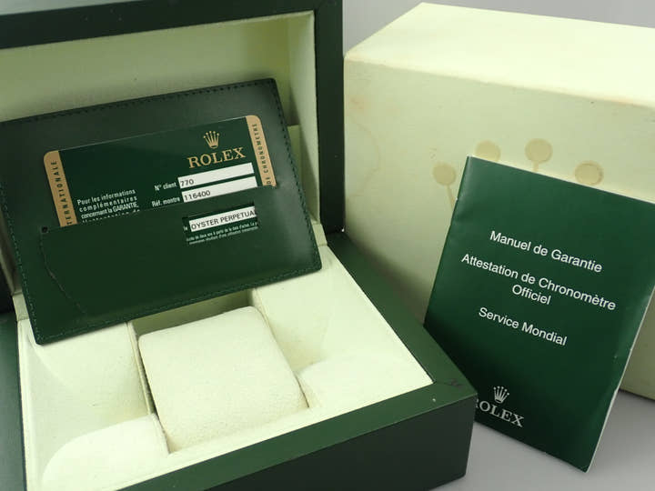 ロレックス ミルガウス Ref.116400 ステンレススチール ホワイト文字盤