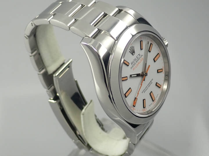 ロレックス ミルガウス Ref.116400 ステンレススチール ホワイト文字盤