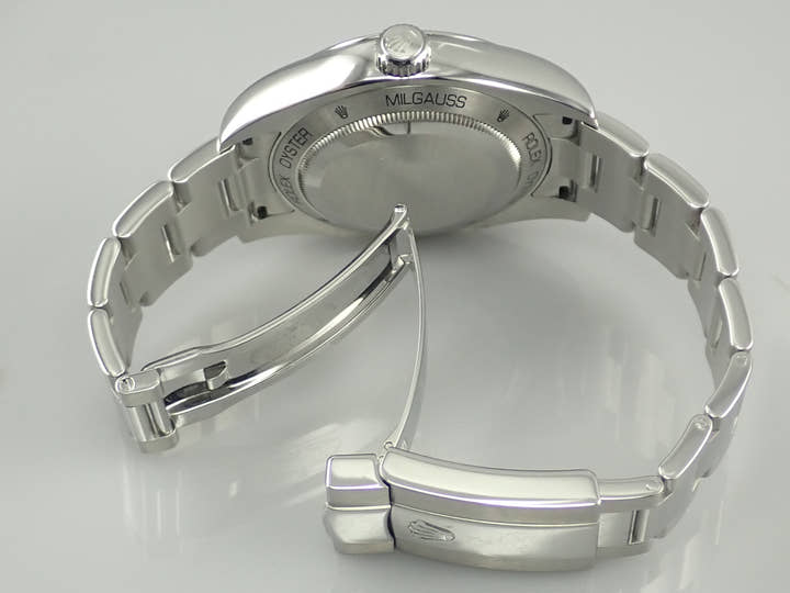 ロレックス ミルガウス Ref.116400 ステンレススチール ホワイト文字盤