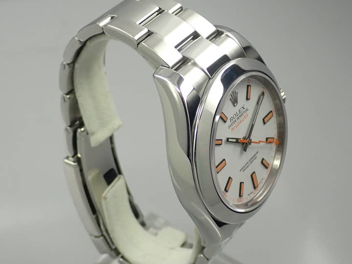 ロレックス ミルガウス Ref.116400 ステンレススチール ホワイト文字盤