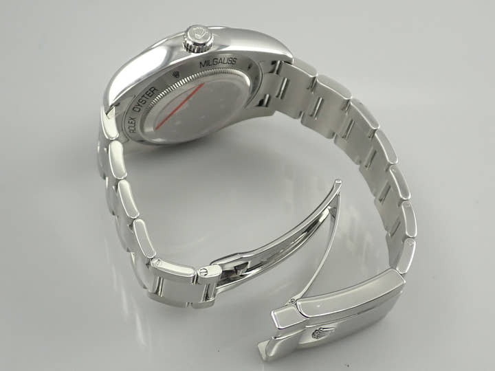 ロレックス ミルガウス Ref.116400 ステンレススチール ホワイト文字盤