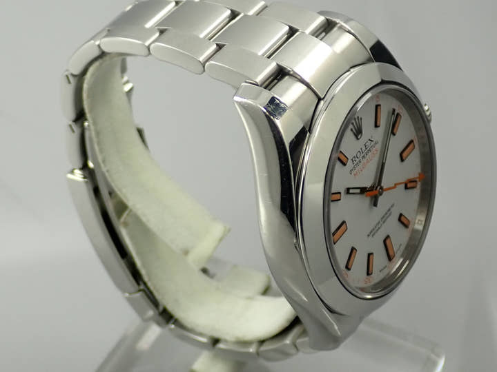 Rolex Milgauss Ref. 116400 Stainless Steel White Dial