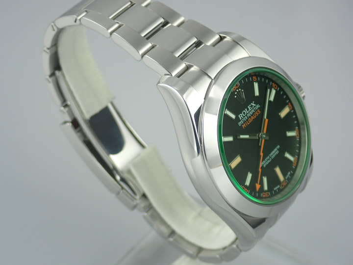 ロレックス ミルガウス Ref.116400GV ブラック文字盤 中古 milgauss-16