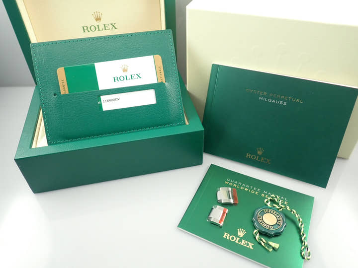 Rolex Milgauss Ref. 116400GV Stainless Steel with Z-Blue Dial