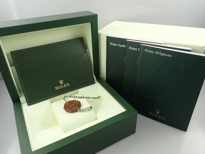 Rolex Milgauss Ref. 116400GV Stainless Steel Black Dial