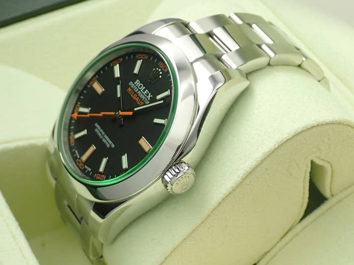 Rolex Milgauss Ref. 116400GV Stainless Steel Black Dial