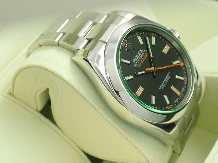 Rolex Milgauss Ref. 116400GV Stainless Steel Black Dial