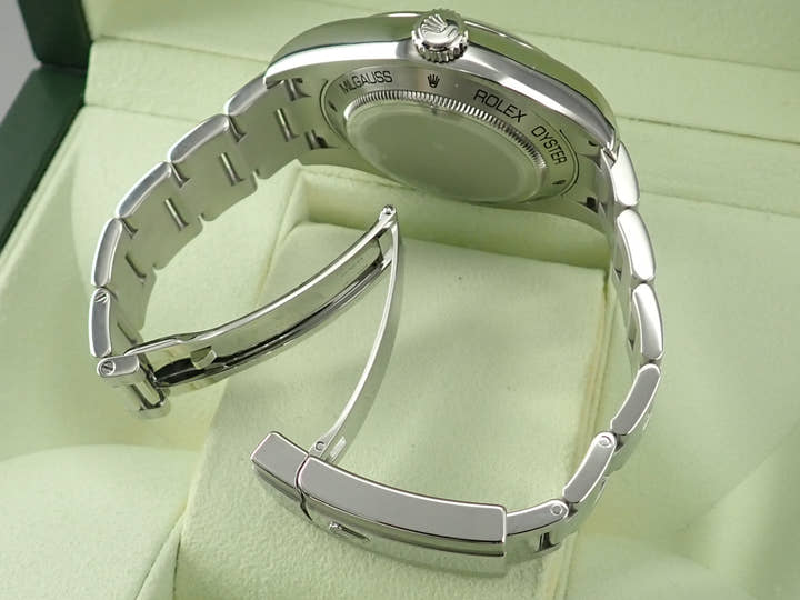 ロレックス ミルガウス Ref.116400 ステンレススチール ホワイト文字盤