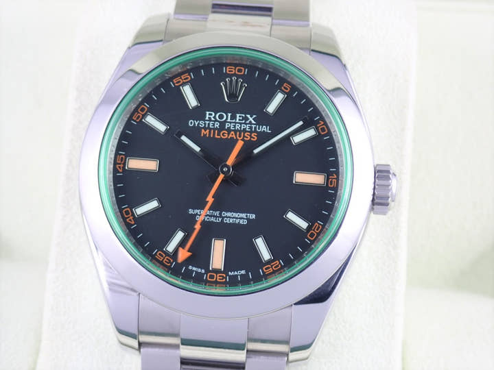 ロレックス ミルガウス Ref.116400GV ブラック文字盤 中古 milgauss-18