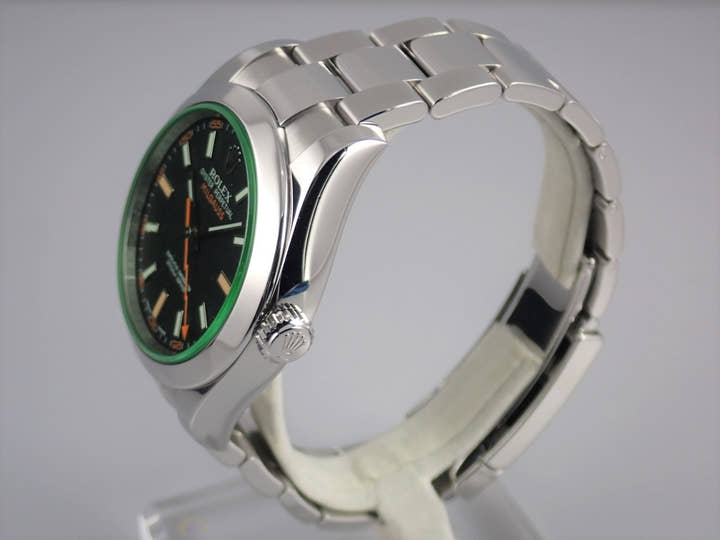 ロレックス ミルガウス Ref.116400GV ブラック文字盤 中古 milgauss-18