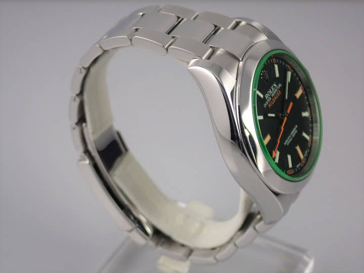 ロレックス ミルガウス Ref.116400GV ブラック文字盤 中古 milgauss-18