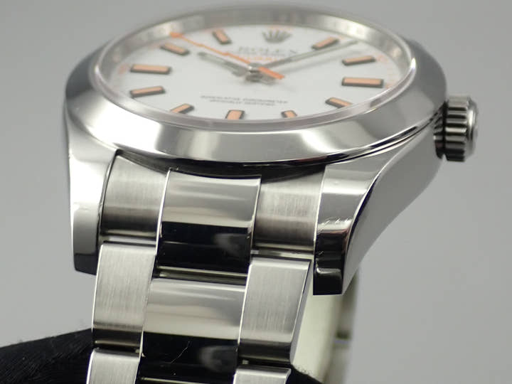 ロレックス ミルガウス Ref.116400 ステンレススチール ホワイト文字盤