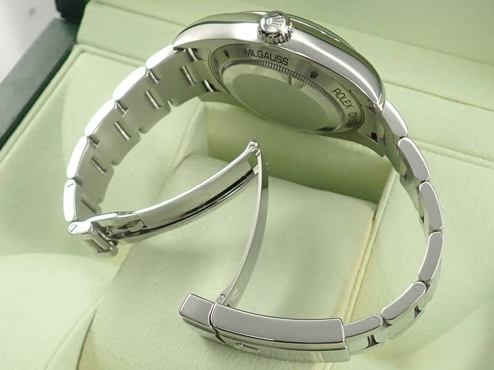 ロレックス ミルガウス Ref.116400GV ステンレススチール ブラック文字盤