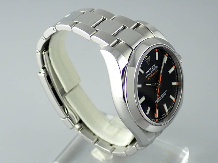 ロレックス ミルガウス Ref.116400 ブラック文字盤 中古 milgauss-19