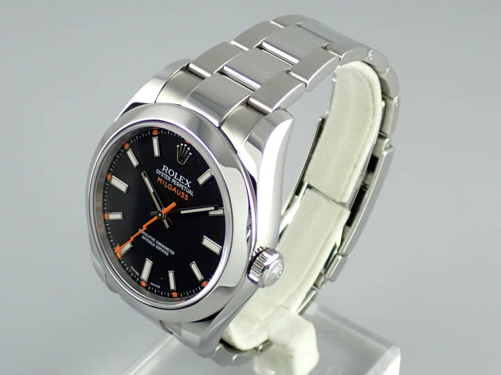 ロレックス ミルガウス Ref.116400 ブラック文字盤 中古 milgauss-19