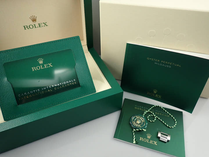 Rolex Milgauss Ref. 116400GV Stainless Steel Black Dial