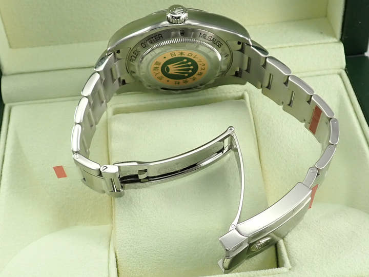 ロレックス ミルガウス Ref.116400GV ステンレススチール ブラック文字盤