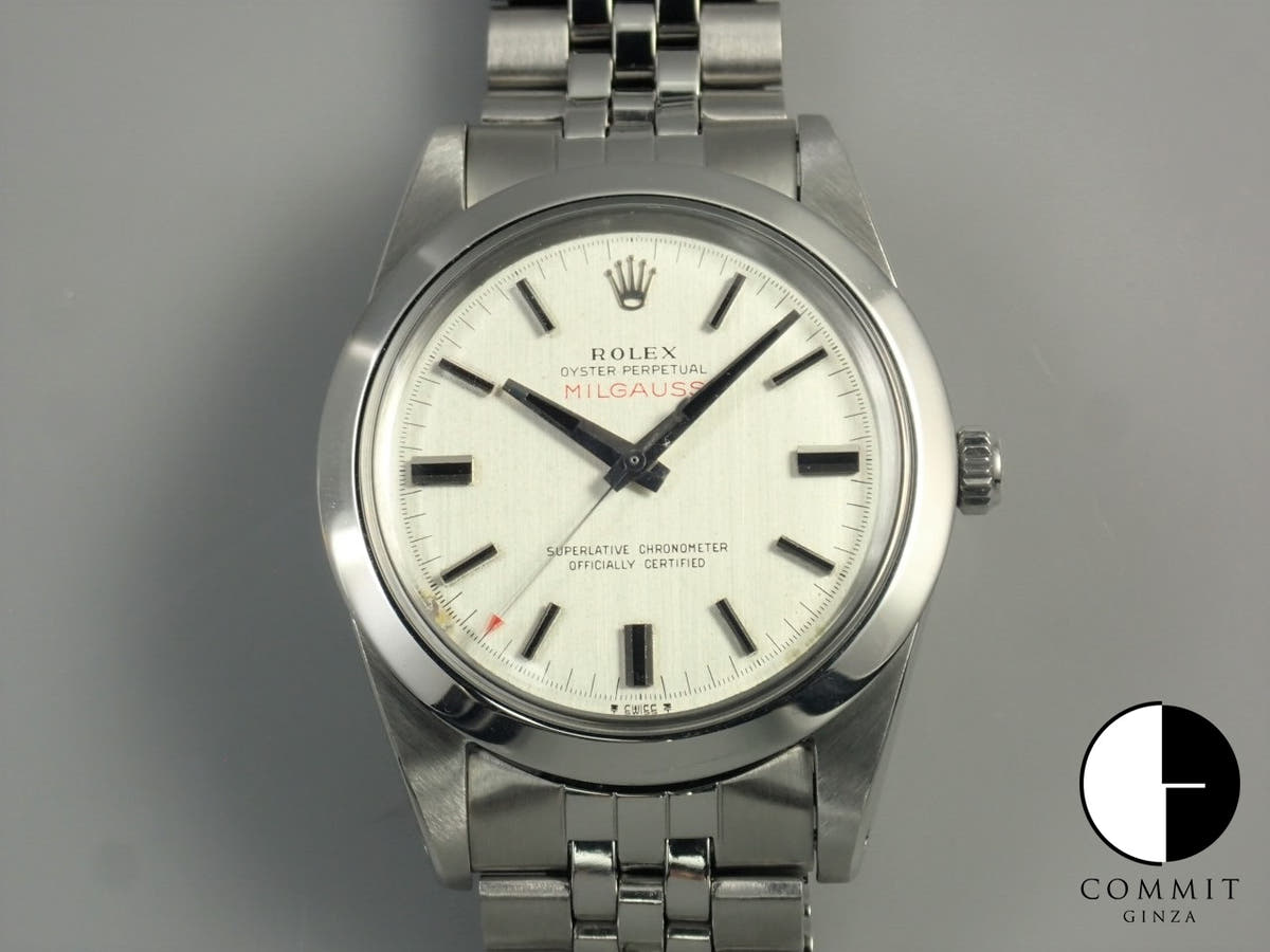 ロレックス ミルガウス Ref.1019 ステンレススチール シルバー文字盤