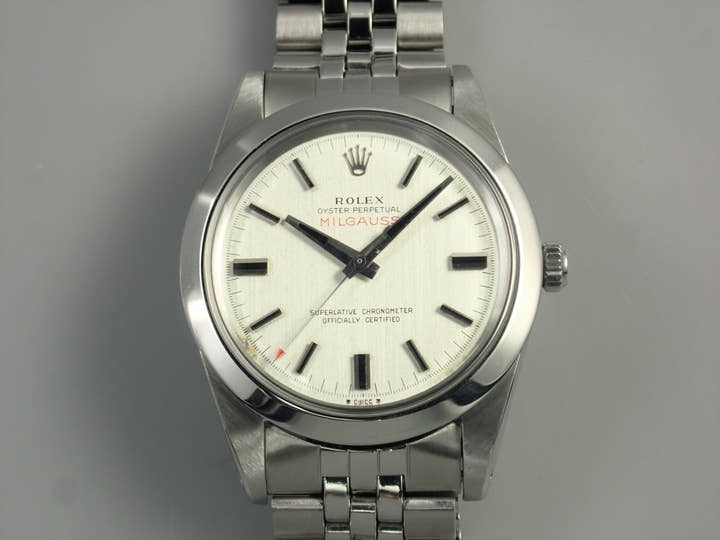 ロレックス ミルガウス Ref.1019 ステンレススチール シルバー文字盤