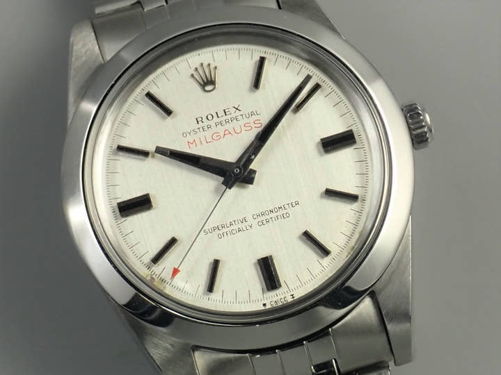 ロレックス ミルガウス Ref.1019 ステンレススチール シルバー文字盤