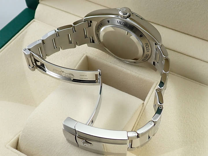 ロレックス ミルガウス Ref.116400GV ステンレススチール Zブルー文字盤