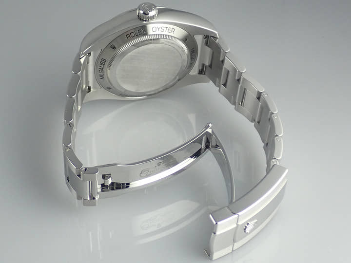 Rolex Milgauss Ref.116400GV Z Blue Dial Good Condition milgauss-23