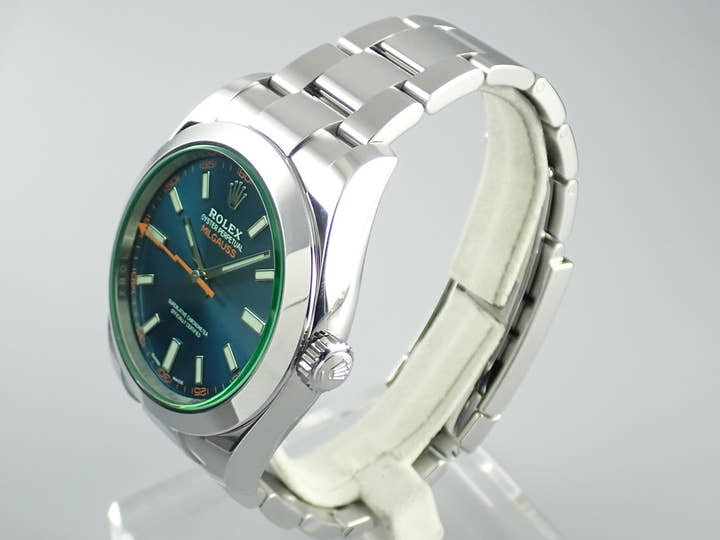 Rolex Milgauss Ref.116400GV Z Blue Dial Good Condition milgauss-23