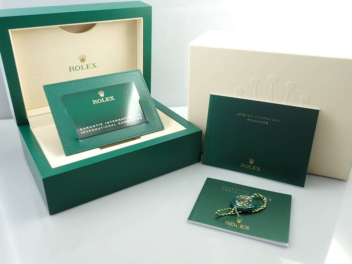 ロレックス ミルガウス Ref.116400GV ステンレススチール ブラック文字盤