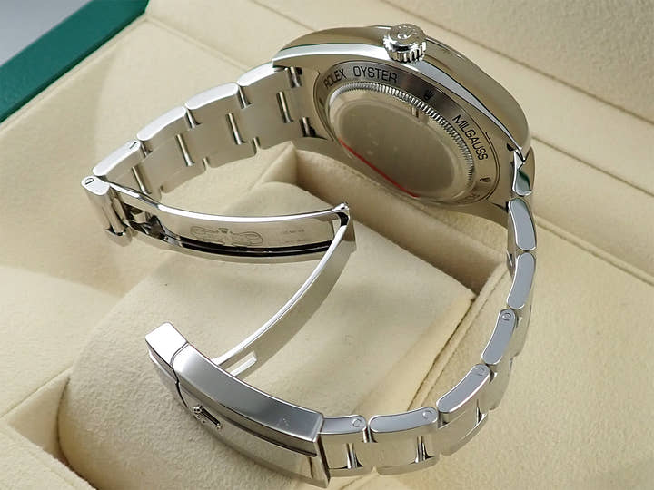 ロレックス ミルガウス Ref.116400GV ステンレススチール Zブルー文字盤