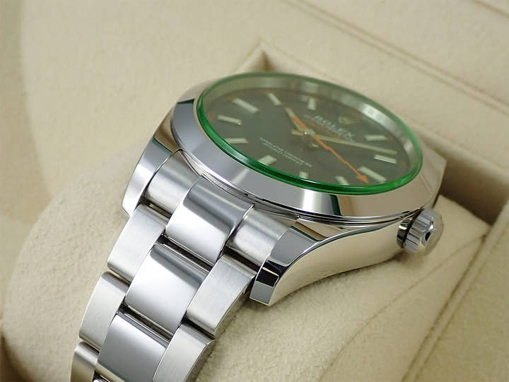 ロレックス ミルガウス Ref.116400GV ステンレススチール Zブルー文字盤