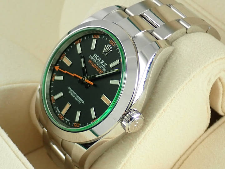 ロレックス ミルガウス Ref.116400GV ブラック文字盤 未使用 milgauss-24