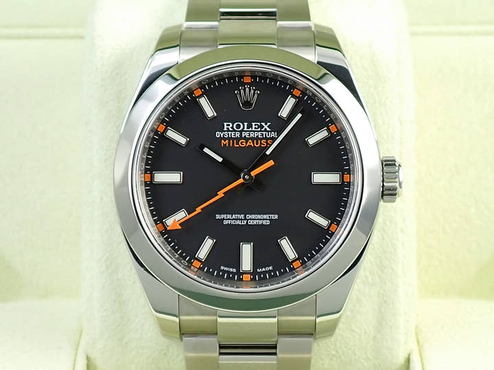 Rolex Milgauss Ref. 116400 Stainless Steel Black Dial