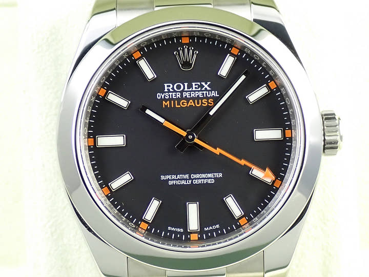 Rolex Milgauss Ref. 116400 Stainless Steel Black Dial