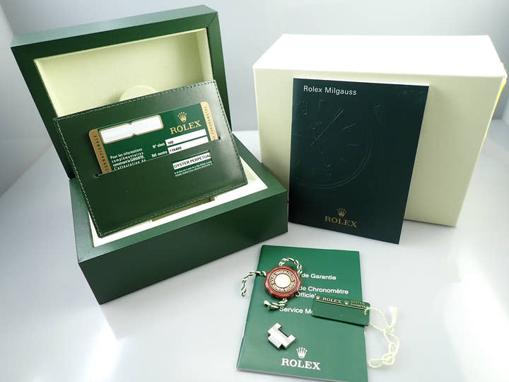 ロレックス ミルガウス Ref.116400 ステンレススチール ホワイト文字盤