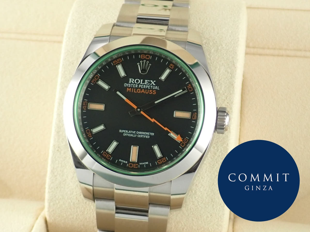 ロレックス ミルガウス Ref.116400GV ブラック文字盤 中古 milgauss-26