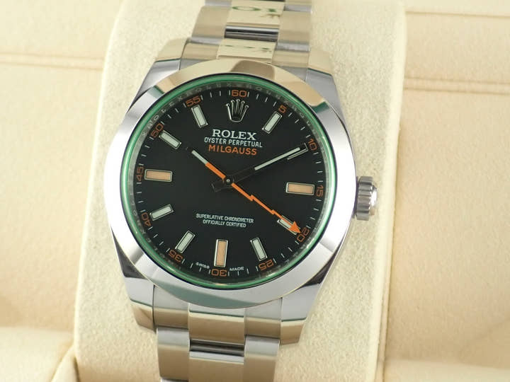 ロレックス ミルガウス Ref.116400GV ブラック文字盤 中古 milgauss-26