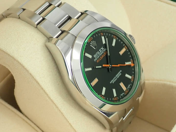 ロレックス ミルガウス Ref.116400GV ブラック文字盤 中古 milgauss-26