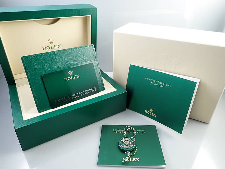 ロレックス ミルガウス Ref.116400GV ステンレススチール Zブルー文字盤